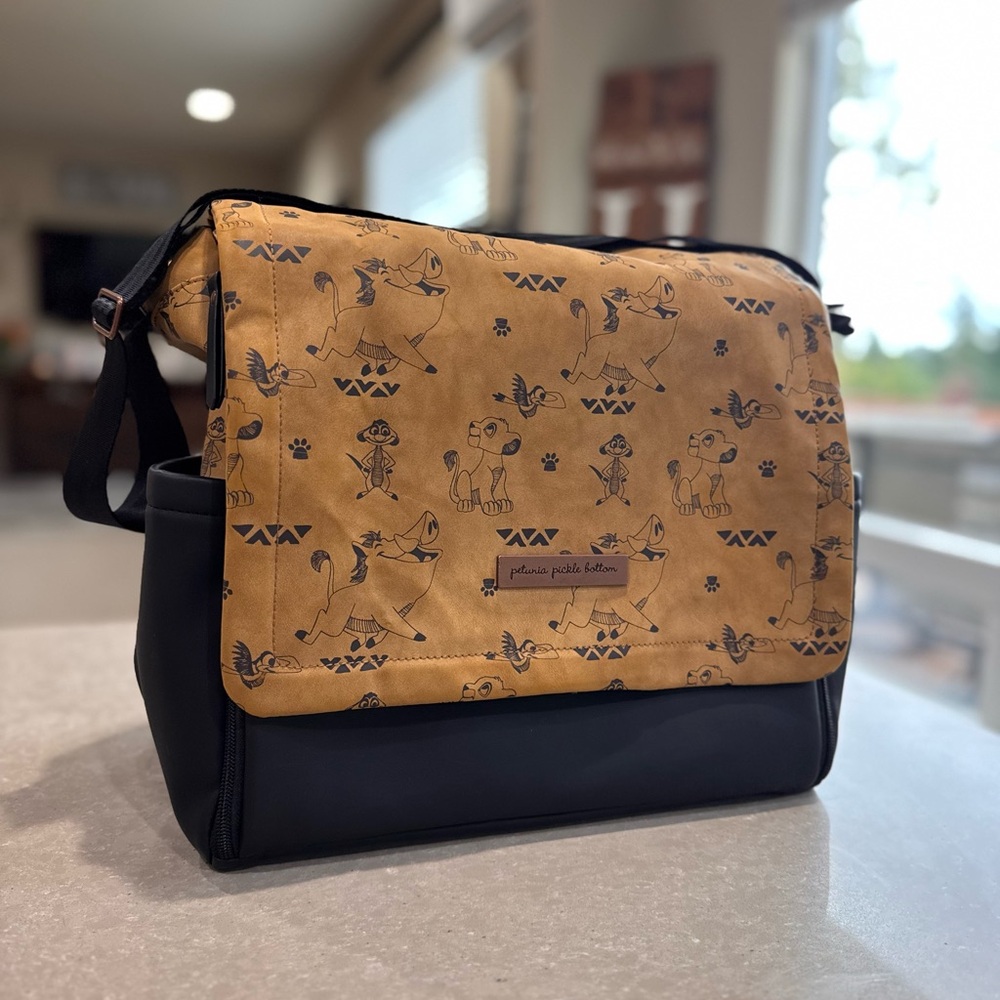 Petunia Pickle Bottom Lion King Themed Boxy Backpack